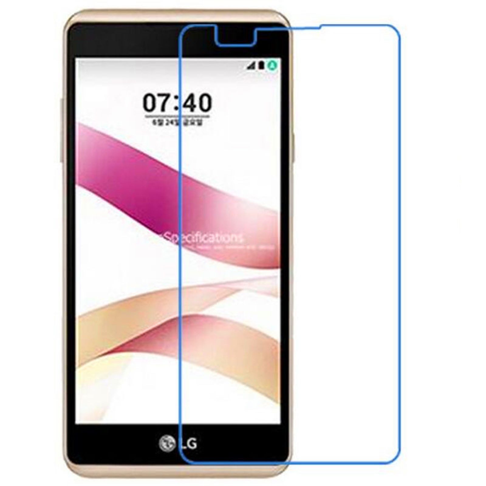 Lobwerk Displayschutzfolie Schutzglas für LG X-Skin