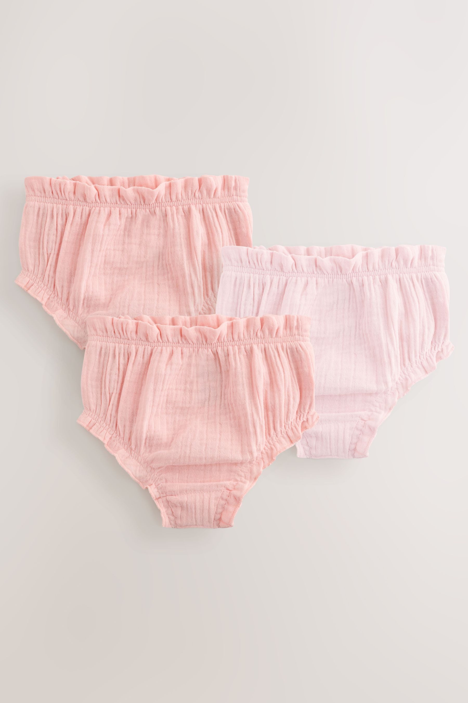 Slip Baby Slips aus Webmaterial im 3er-Pack