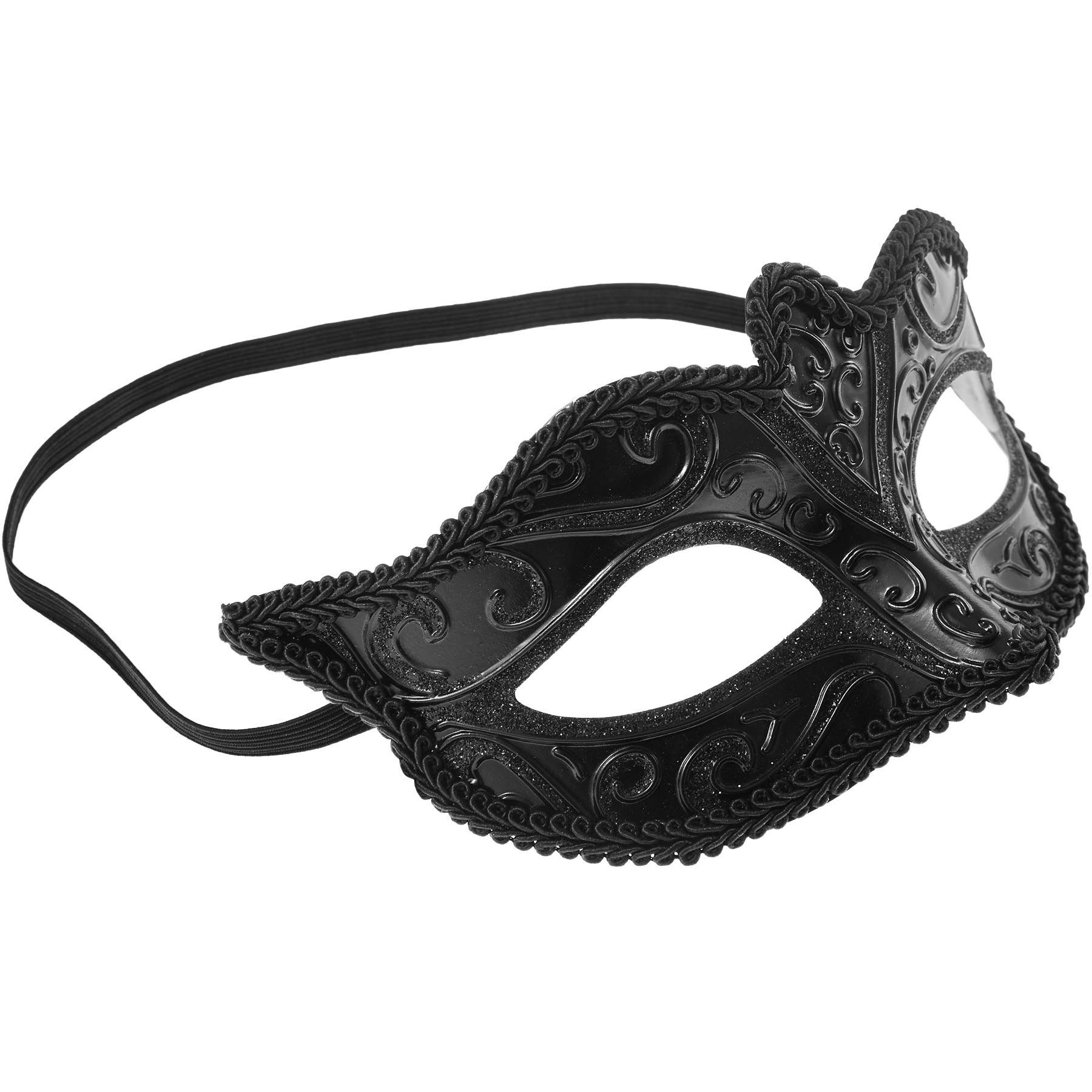 dressforfun Kostüm Venezianische Maske mit Muster, Elegante Halbmaske in Einheitsgröße