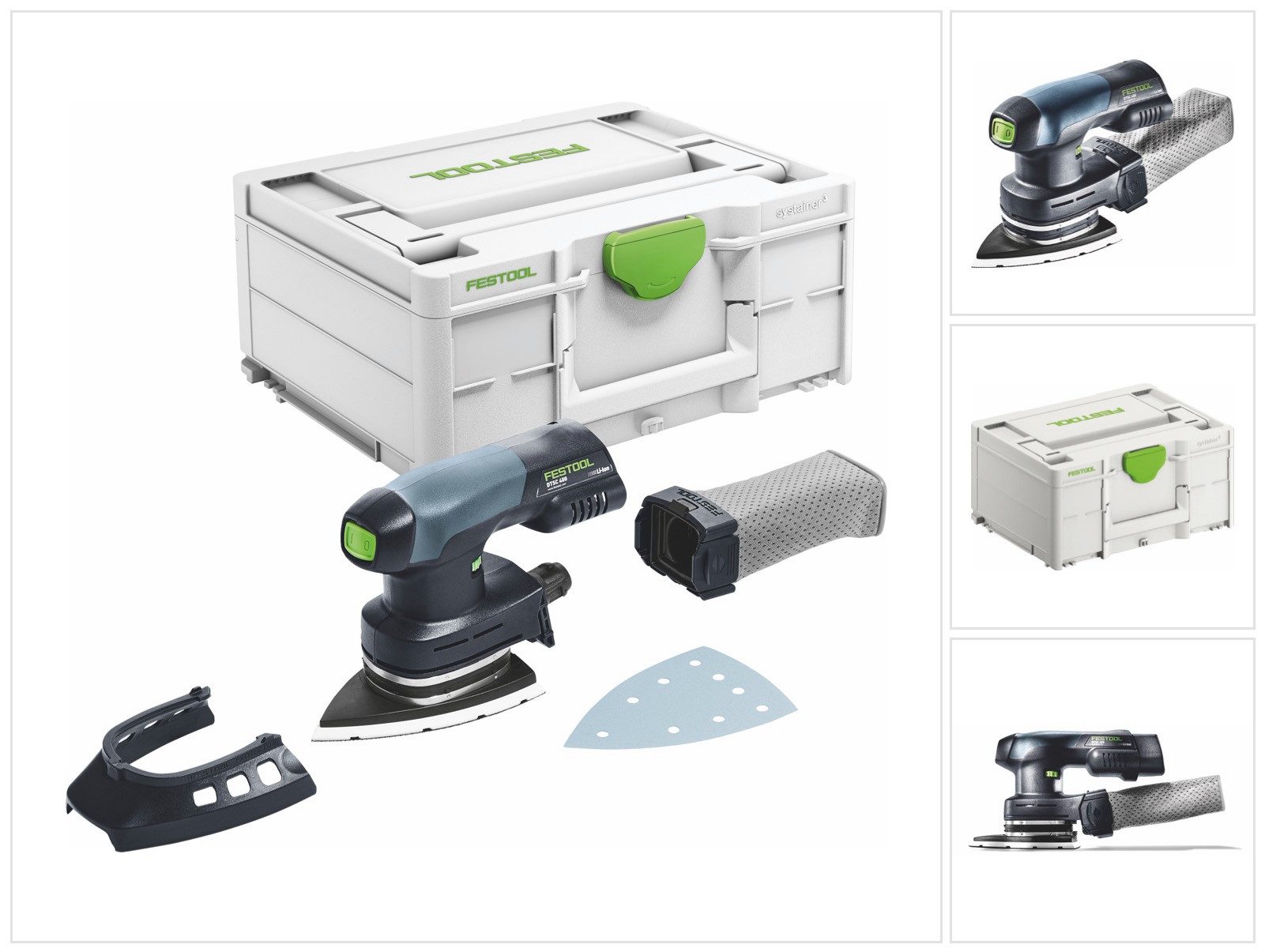 FESTOOL DTSC 400-Basic Akku Deltaschleifer 18 V 100 x 150 mm (577507) Brush Baustellenradio