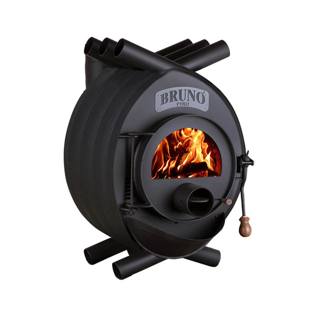 Bruno Kaminofen Bruno® Werkstattofen Pyro I schwarz 13 kW Stahl A, 13 kW