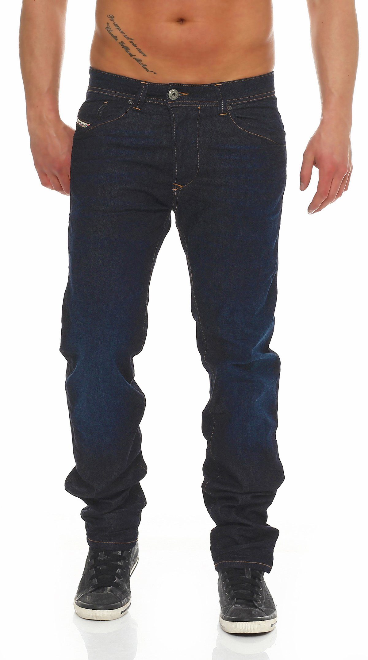 5 Regular-fit-Jeans Diesel Herren Blau, SR020 Style Darron Pocket