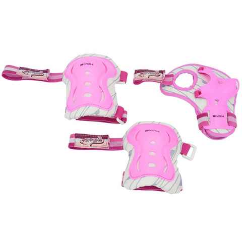 Byox Protektoren-Set Protektoren Amar 2 bis 25 kg, in rosa für Knie-, Ellenbogen- und Handgelenk