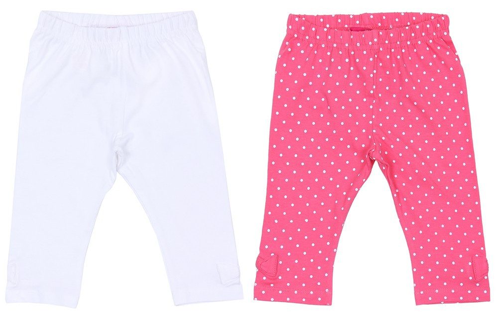 Sarcia.eu 7/8-Leggings 2 x PRIMARK Gamaschen mit Tupfen 18-24 Monate