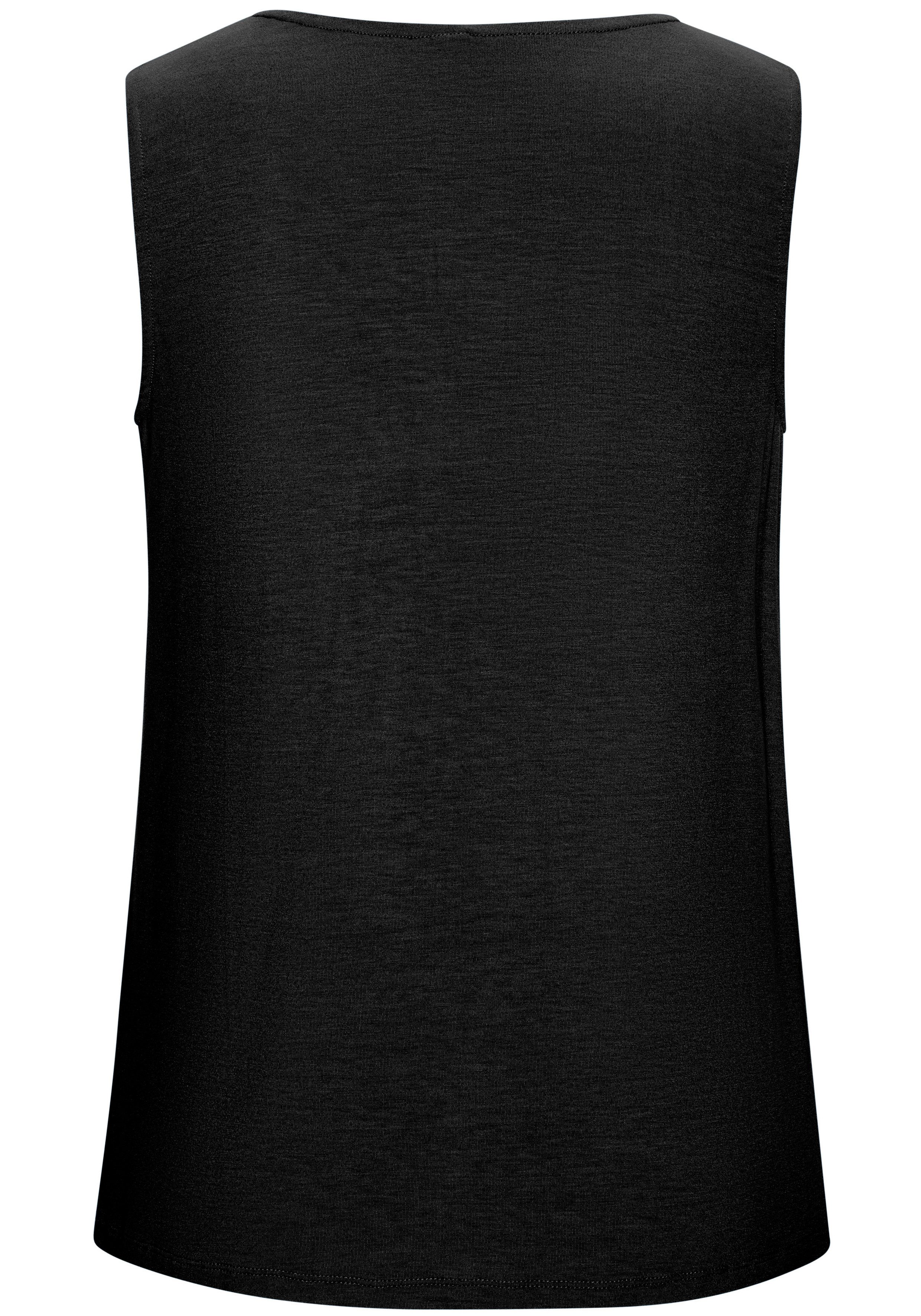 LASCANA Trägertop mit Lascana Herz Print Sommertop aus luftigem Viskose-Stretch
