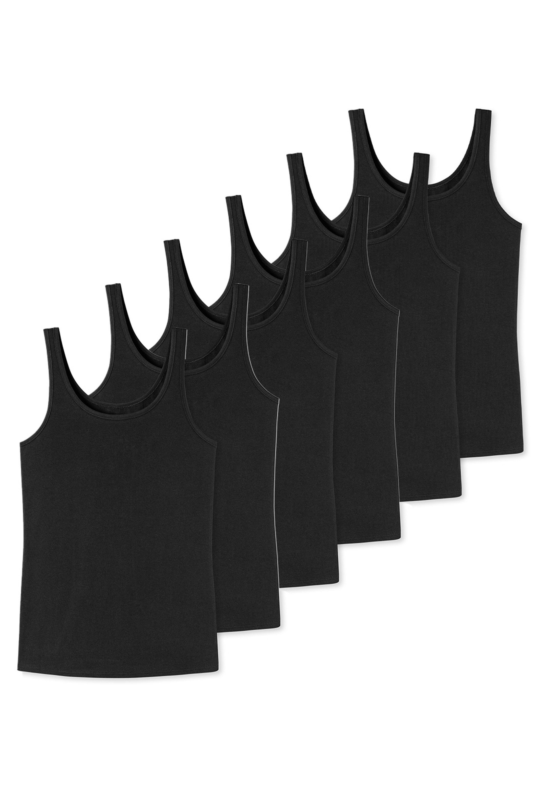 uncover by SCHIESSER Unterhemd 6er Pack Cotton (Spar-Set, 6-St) Unterhemd / Tanktop - Baumwolle - Mit hohem Baumwollanteil 