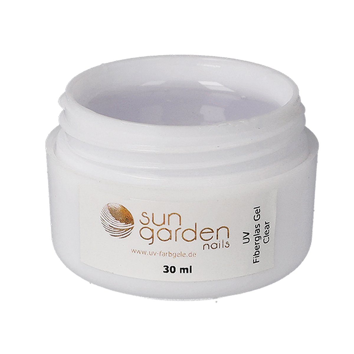 Sun Garden Nails UV-Gel 2 x 30 ml UV Fiberglas Gel Klar, mittel bis dickviskoses Gel
