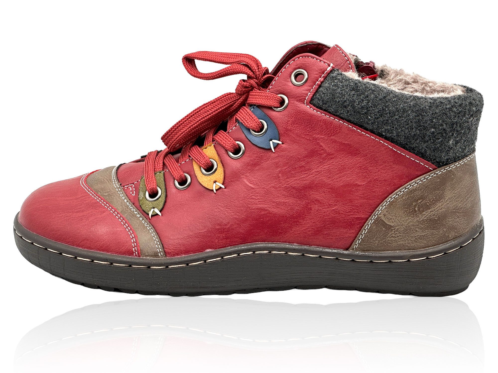 Nowaland Gefütterte Winter-Boots mit warmem Innenfutter und flexiblem Komfort Westernstiefelette wärmendes Innenfutter – leichtes Tragegefühl – modernes Design