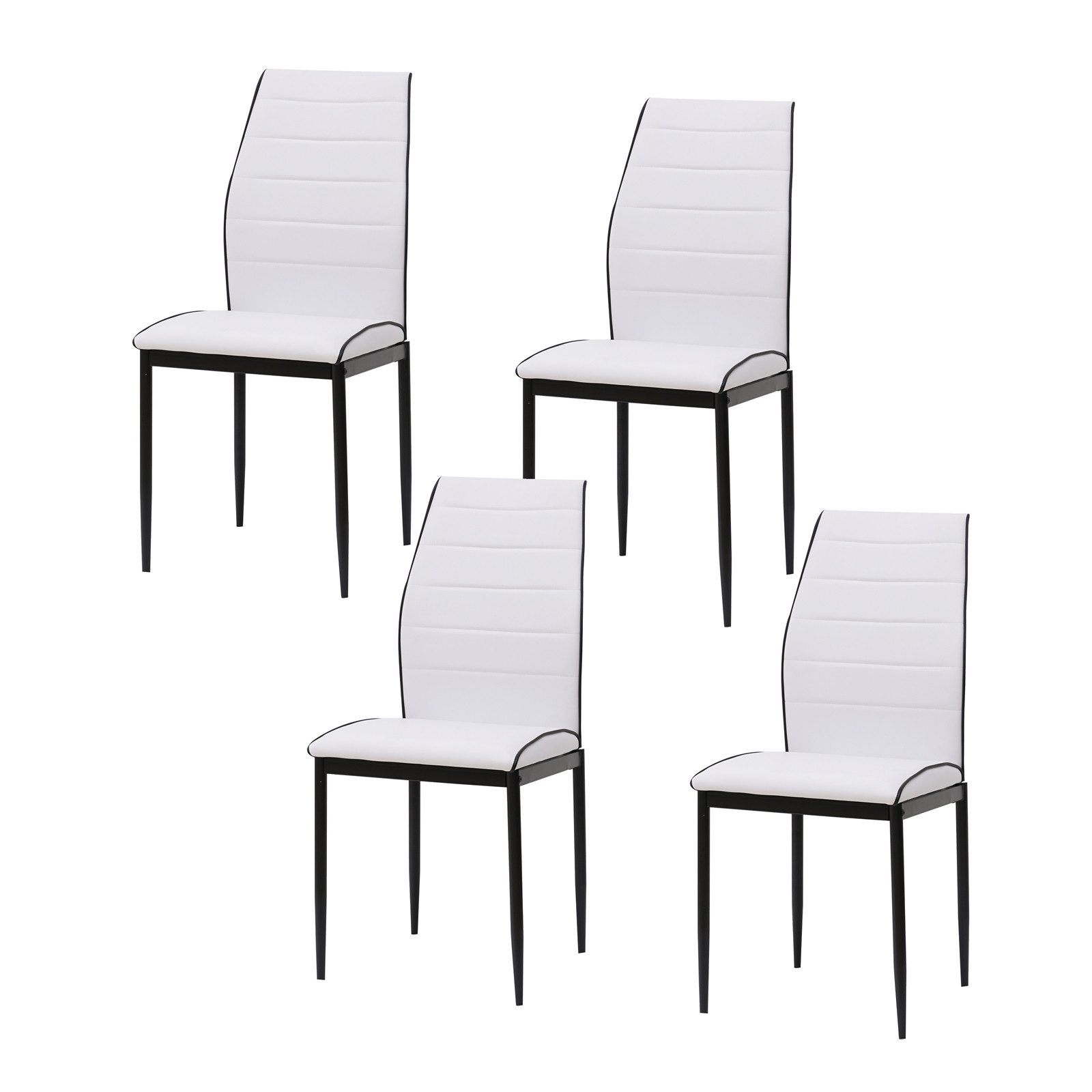 HTI-Living Esszimmerstuhl Stuhl Madison PU 4er-Set (Set, 4 St), Esszimmerstuhl Kunstleder