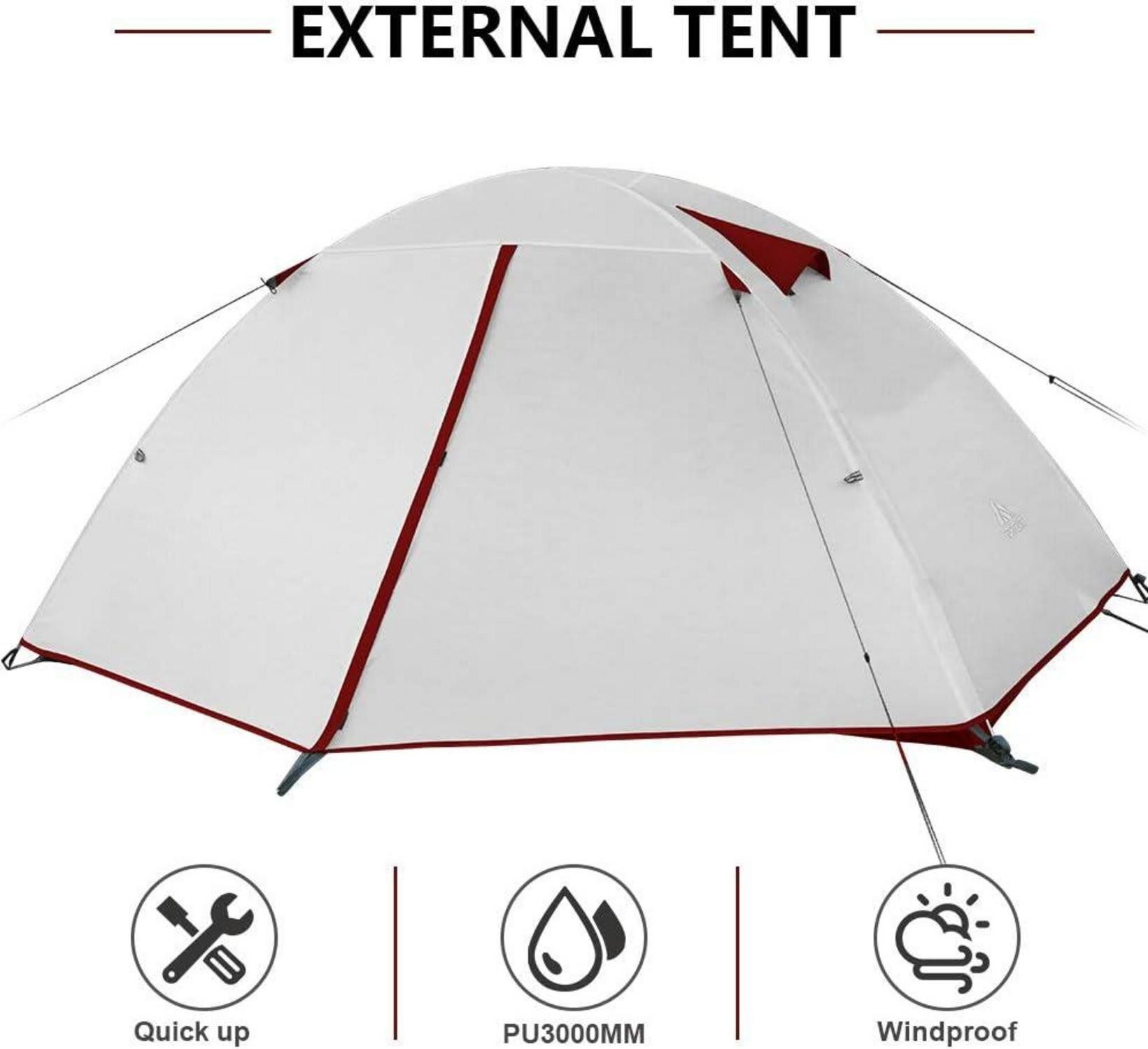 Kuppelzelt Zelt 2/3/4 Personen Camping Wasserdicht Ultraleicht