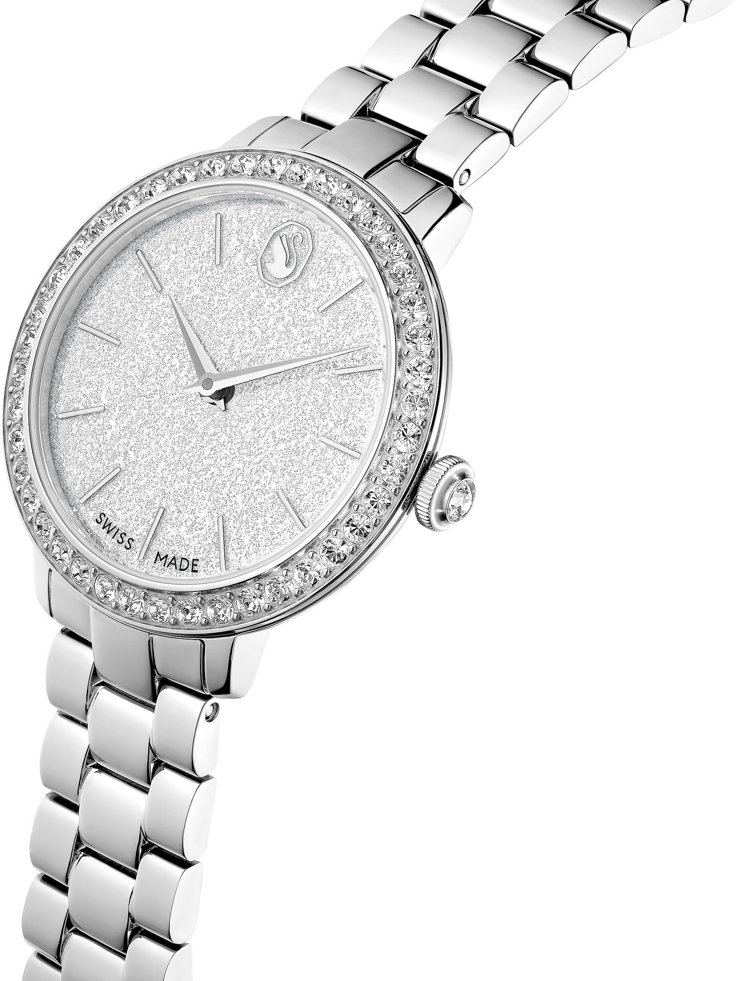 Swarovski Quarzuhr MATRIX 3-LINK 5706182, Armbanduhr, Damenuhr, Swiss Made, Edelstahlarmband, analog – Bild 4 von 5