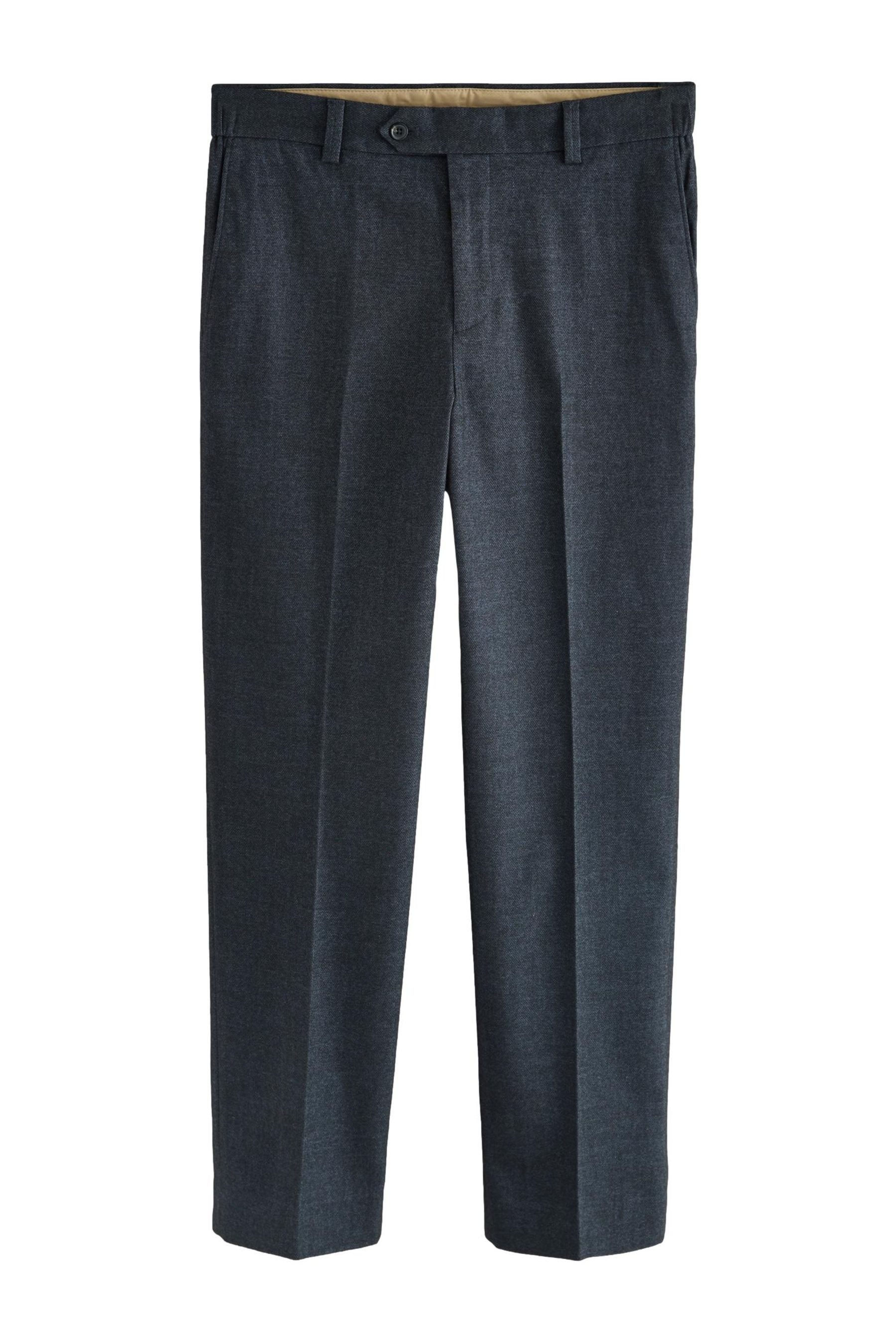 Stoffhose Strukturierte, angeraute Regular Fit Hose
