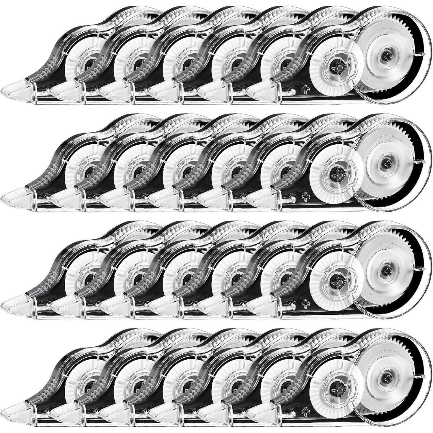 LuxusKollektion Küchenorganizer-Set Korrekturroller 5mm 12m Schutzkappe Büro Schwarz 24