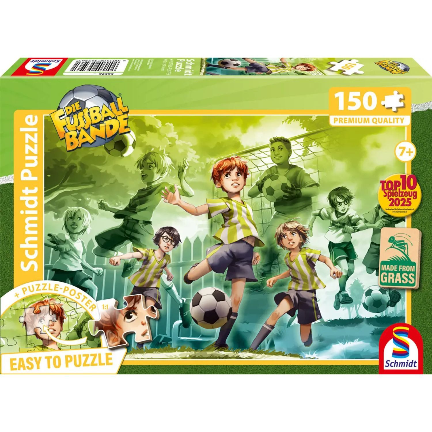 Schmidt Spiele Puzzle Die Fussballbande, Am Ball bleiben, 150 Teile, 150 Puzzleteile