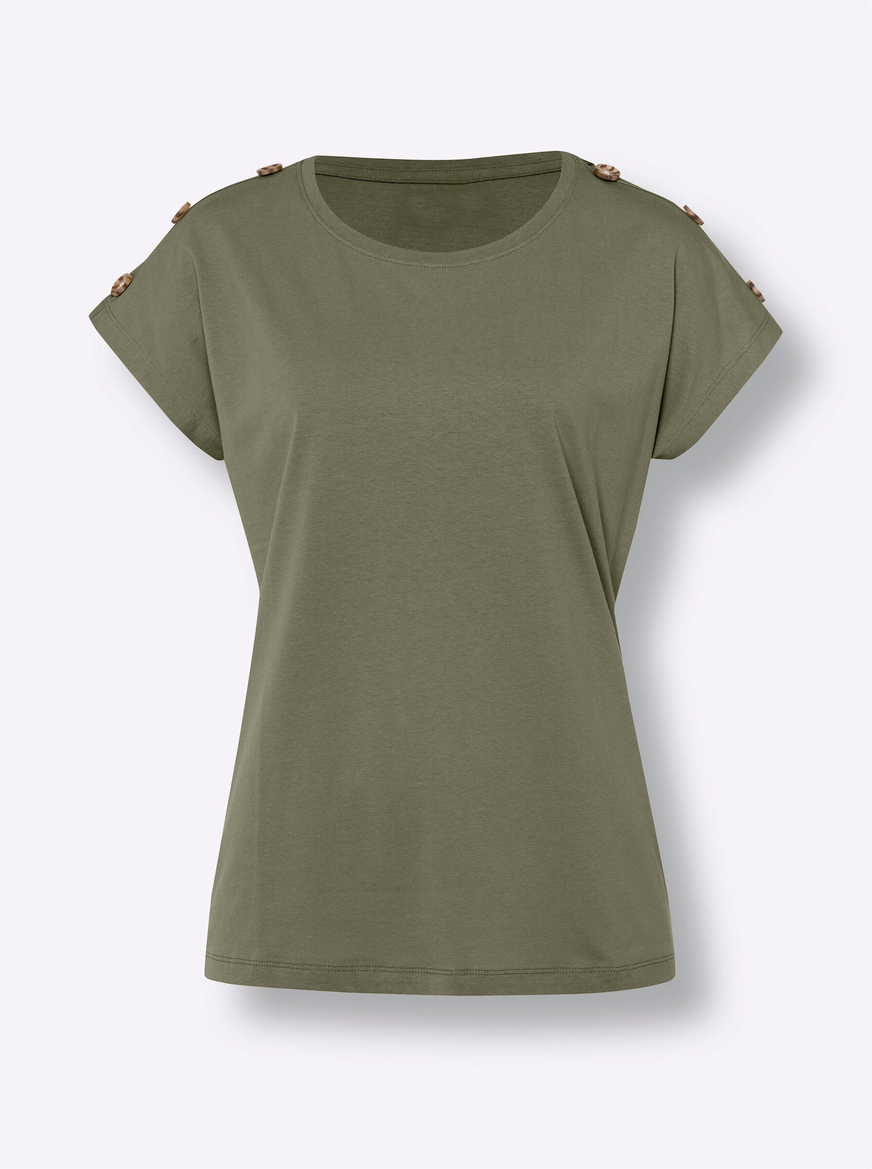 Sieh an! T-Shirt Kurzarm-Shirt Extra kurz – Bild 4 von 4