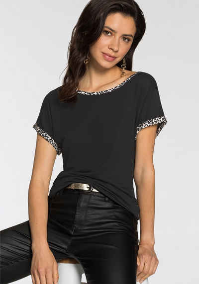 Melrose Oversize-Shirt mit Animalprint