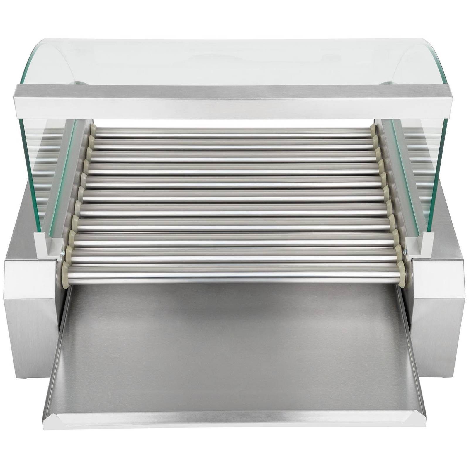 Royal Catering Elektrogrill Hot Dog Maker Grill Gerät Hotdog Edelstahl 11 Rollen 2200 W Gastro, 1850 W, verschiedene Größen