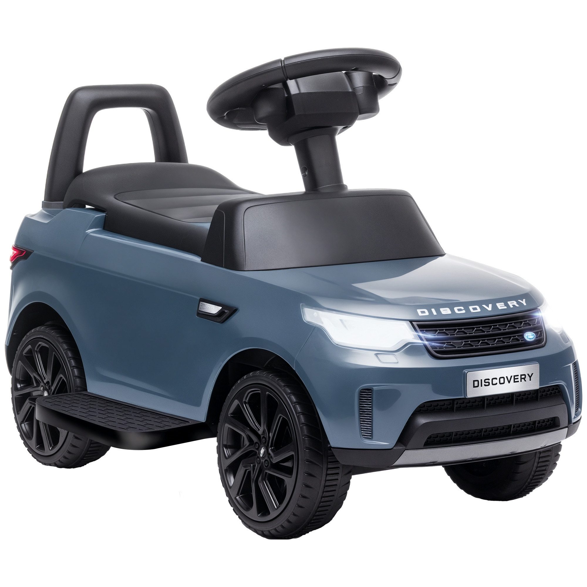 AIYAPLAY Elektro-Kinderauto Kinder Elektroauto 6V Kinderauto mit Rutschmodus, Musik, Belastbarkeit 23 kg, (1-tlg), für 1,5-5 Jahre Kinder, Hellblau