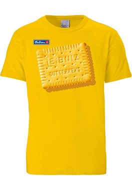 LOGOSHIRT T-Shirt Leibniz Keks mit tollem Frontdruck