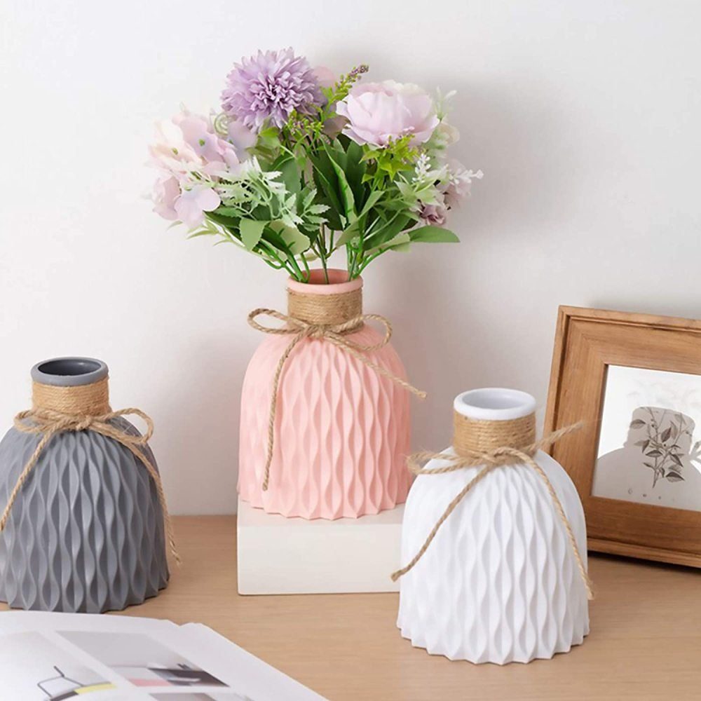 Dekovase Moderne aus Kunststoff (Verpackung, Jormftte Vasen Vase), Kunststoff Blumenvasen, Hergestellt 1*