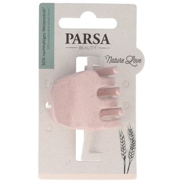 PARSA Beauty Haarklammer Medio Haarklammer aus Weizenstroh, rosa