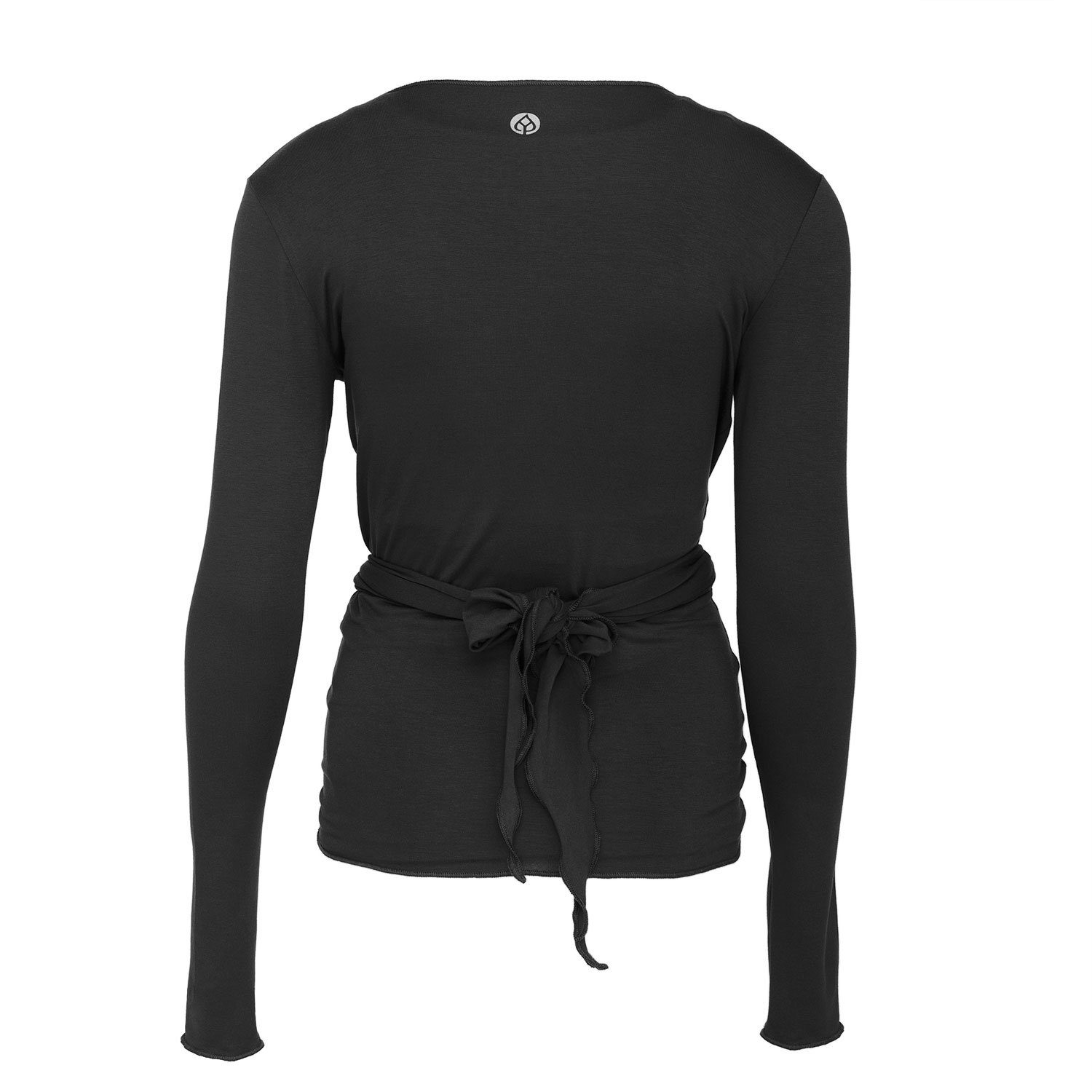 Yamadhi Yoga-Wickeljacke Yoga Wickeljacke, Viskose, Schwarz M
