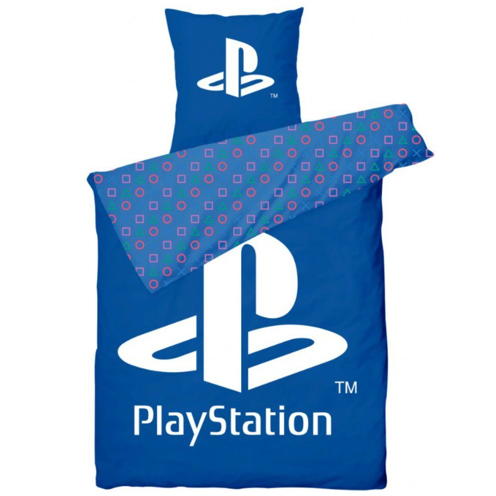 Bettwäsche »Bettwäsche in Blau«, Playstation, 135-140x200 cm, 100%  Baumwolle, Gamer Bettwäsche online kaufen | OTTO