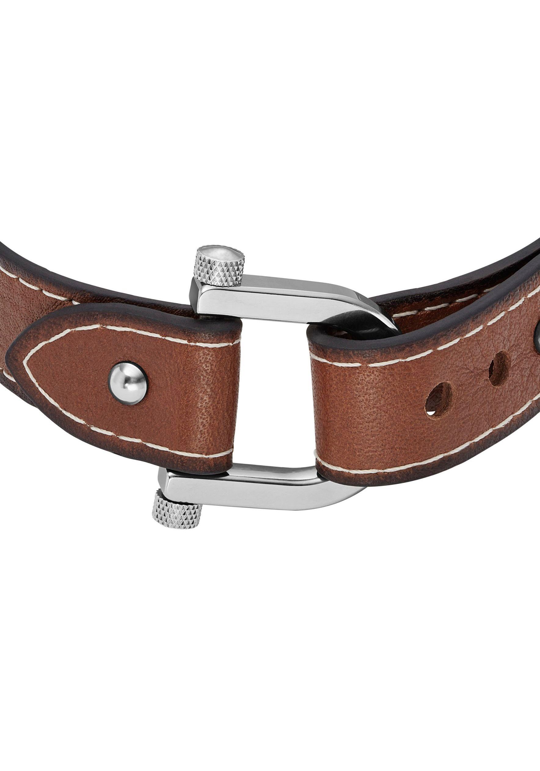 Fossil Armband HERITAGE, JF04397040 brau...