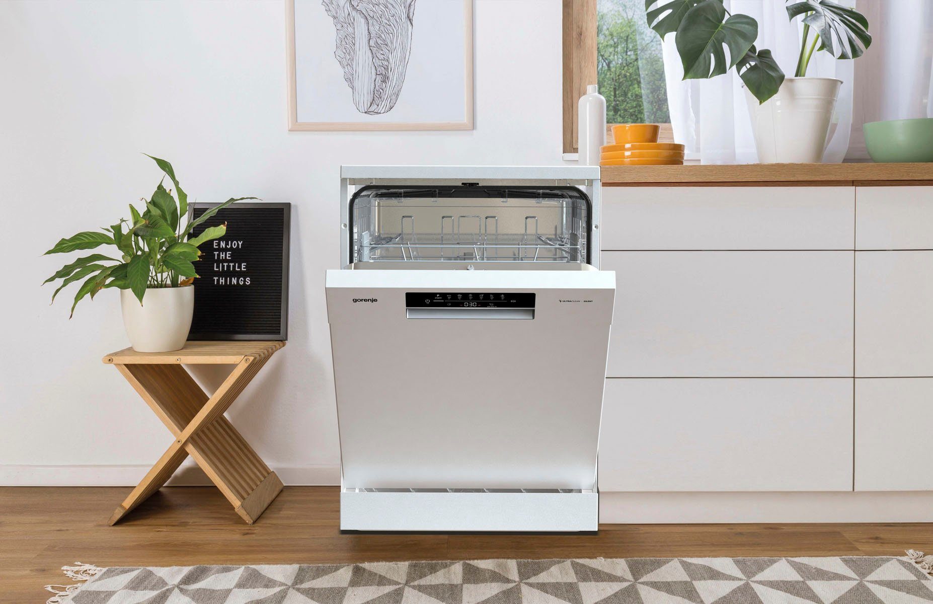 GORENJE Standgeschirrspüler GS 642E90W, 11 l, 13 Maßgedecke, Total AquaStop – Bild 5 von 5