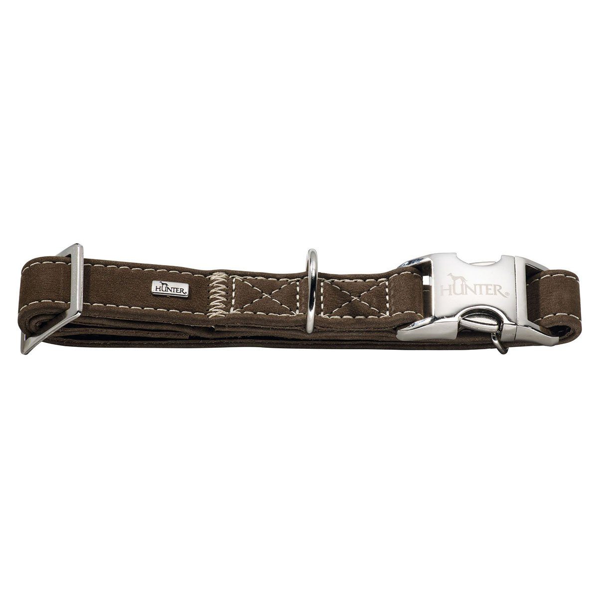 Hunde-Halsband Halsband Hunting Alu-Strong braun