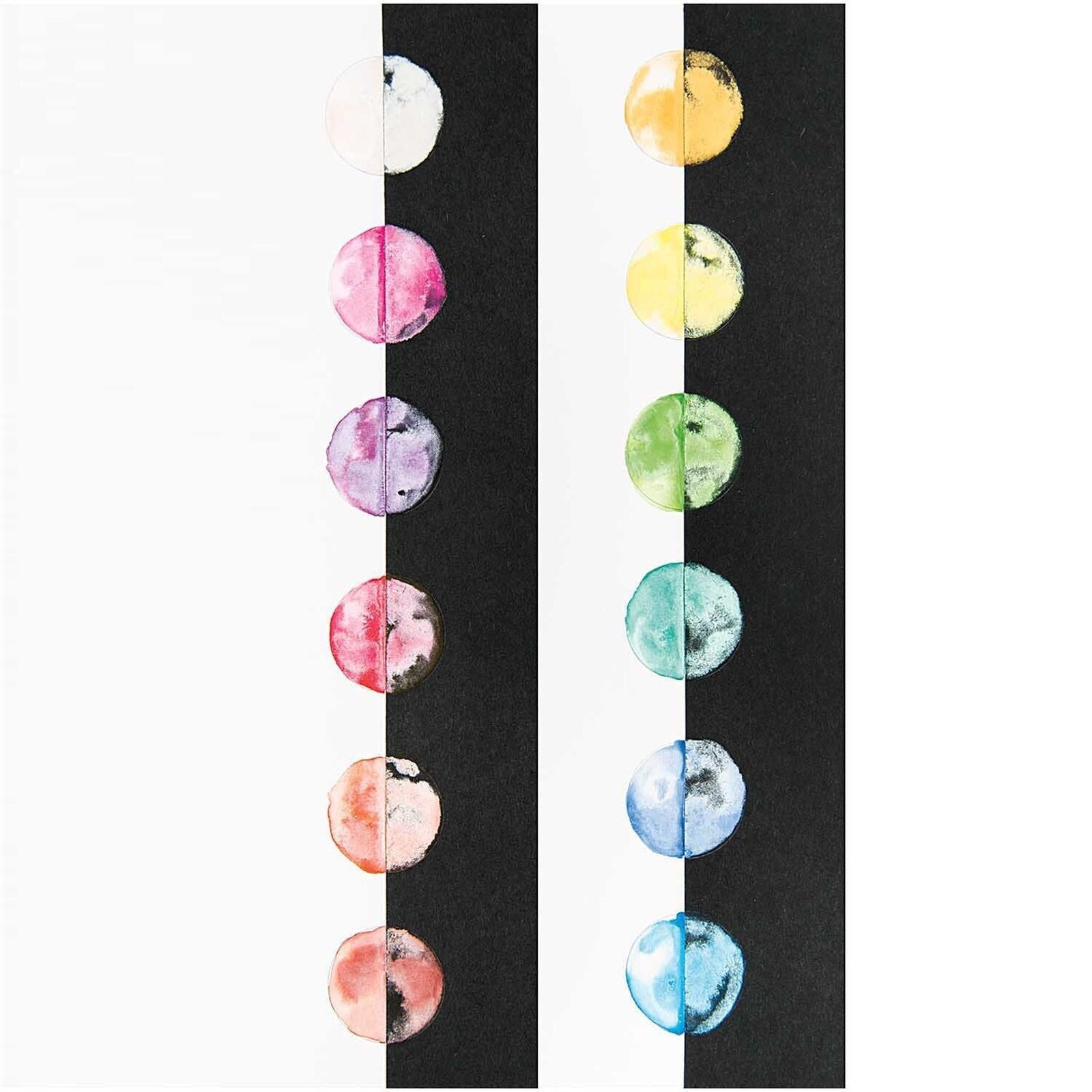 Rico Design Bastelfarbe Basic Water Colours, 12 brilliante Farben