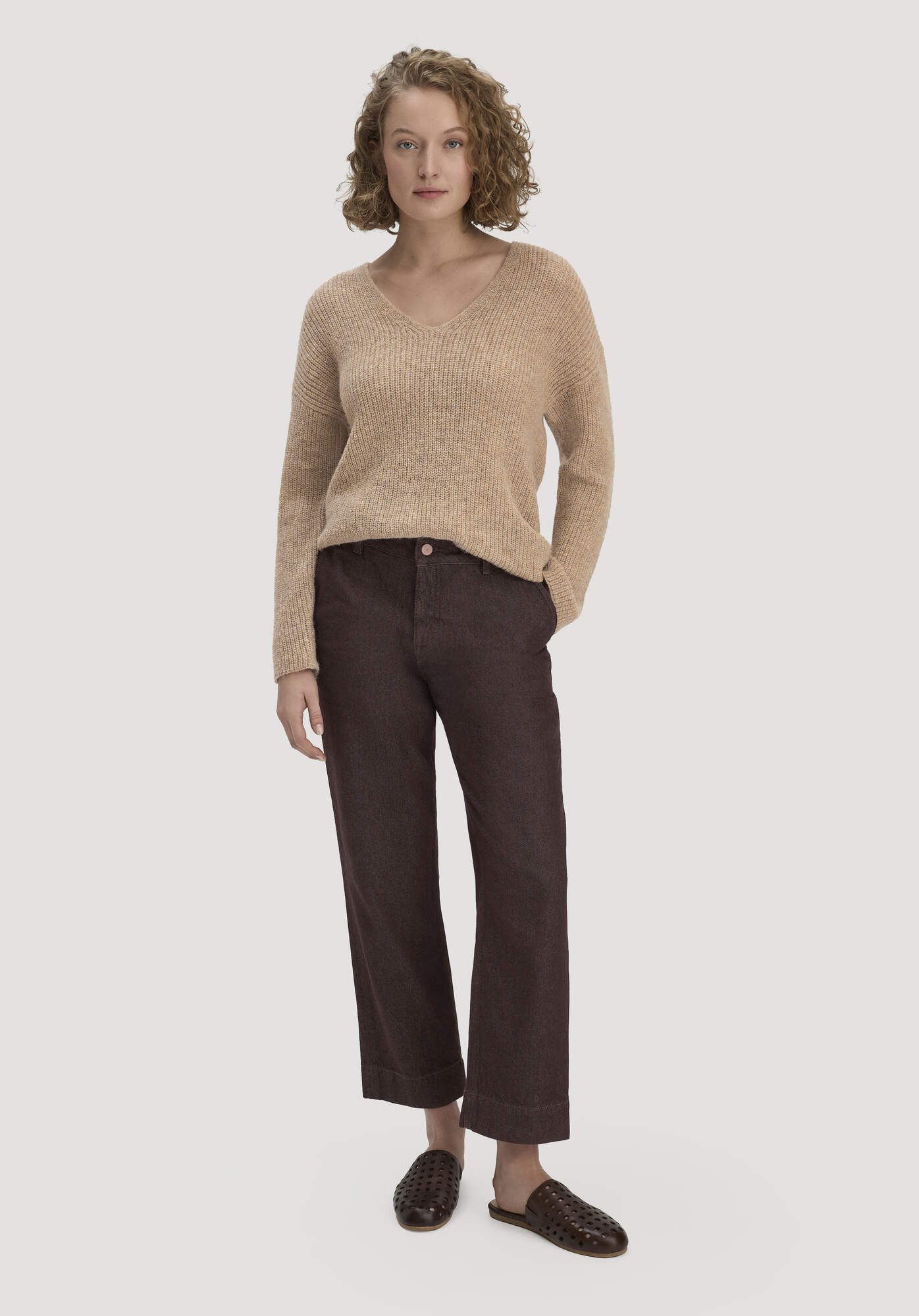Hessnatur Strickpullover aus reinem Alpaka (1-tlg) – Bild 4 von 5