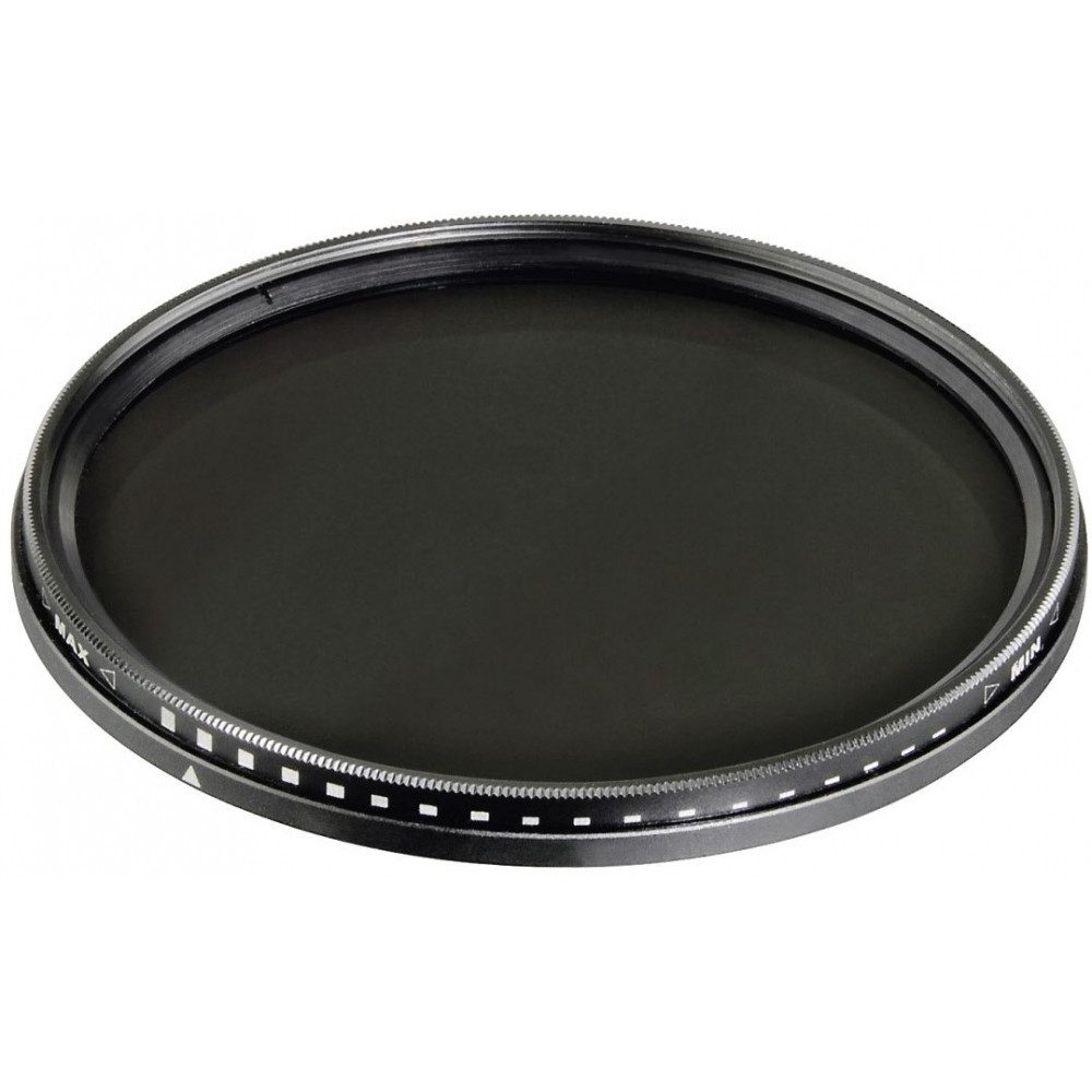 Hama 00079182 Graufilter Vario ND2-400 82mm für Porträtaufnahmen Graufilter (Ermöglicht große Blendenöffnungen, Ideal für Porträtaufnahmen)