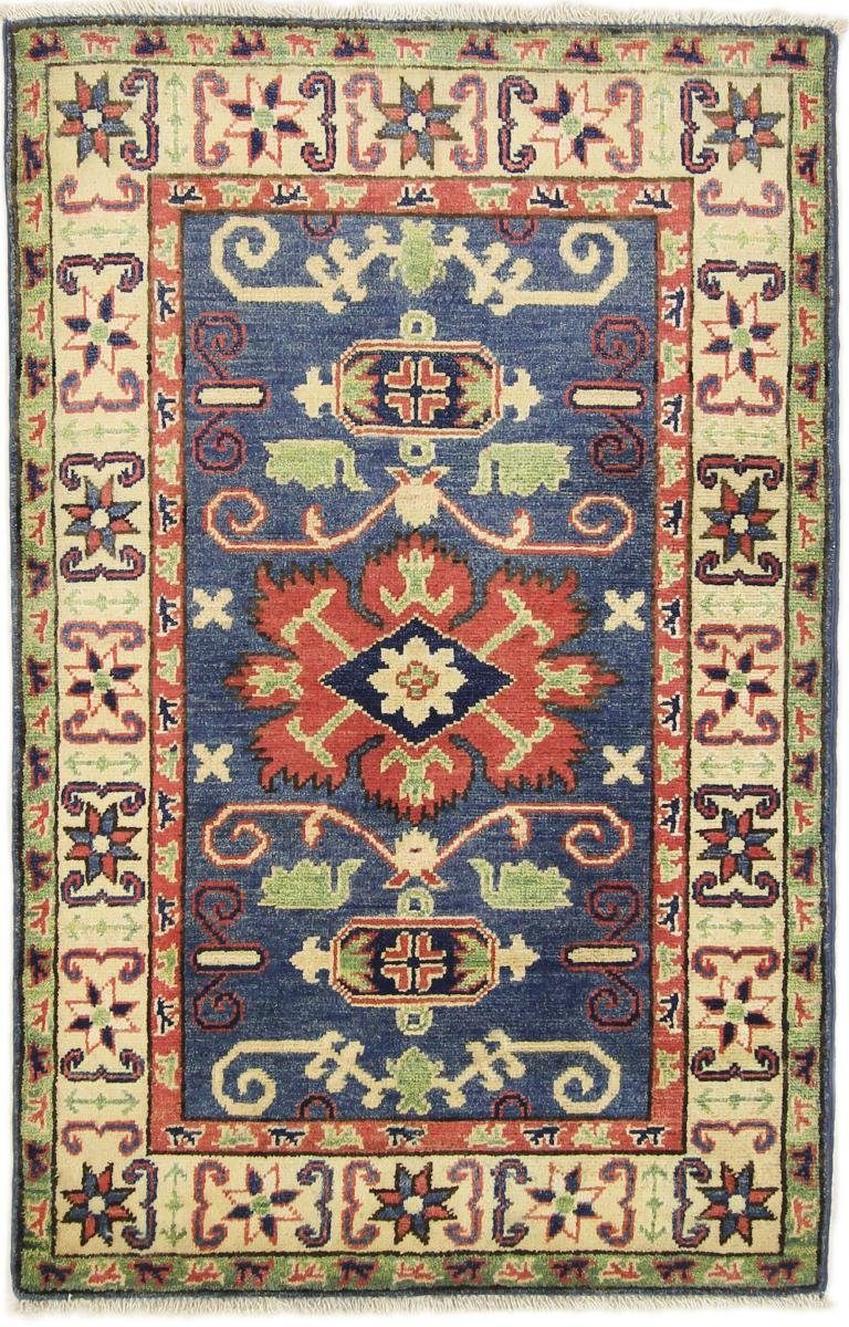 Orientteppich Kazak 80x131 Handgeknüpfter Orientteppich, Nain Trading, rechteckig, Höhe: 5 mm