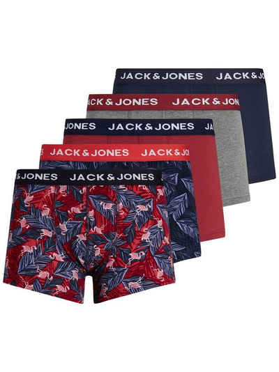 Jack & Jones Боксерские мужские трусы, боксерки JACK & JONES Herren Male Боксерские мужские трусы, боксерки 5er Pack 12192796