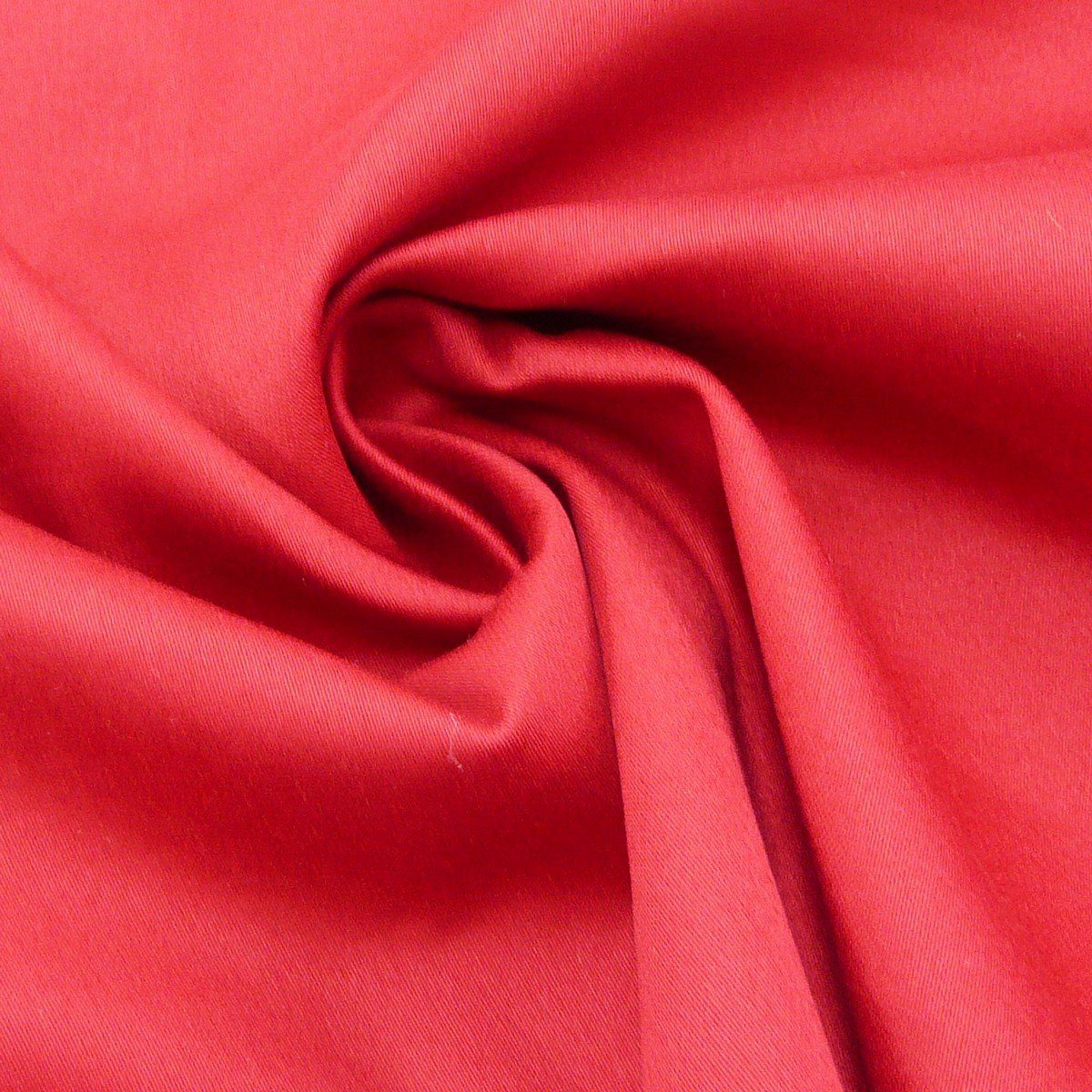 SCHÖNER LEBEN. Stoff Baumwolle Stoff Meterware Baumwolle Satin Spandex weinrot 145cm