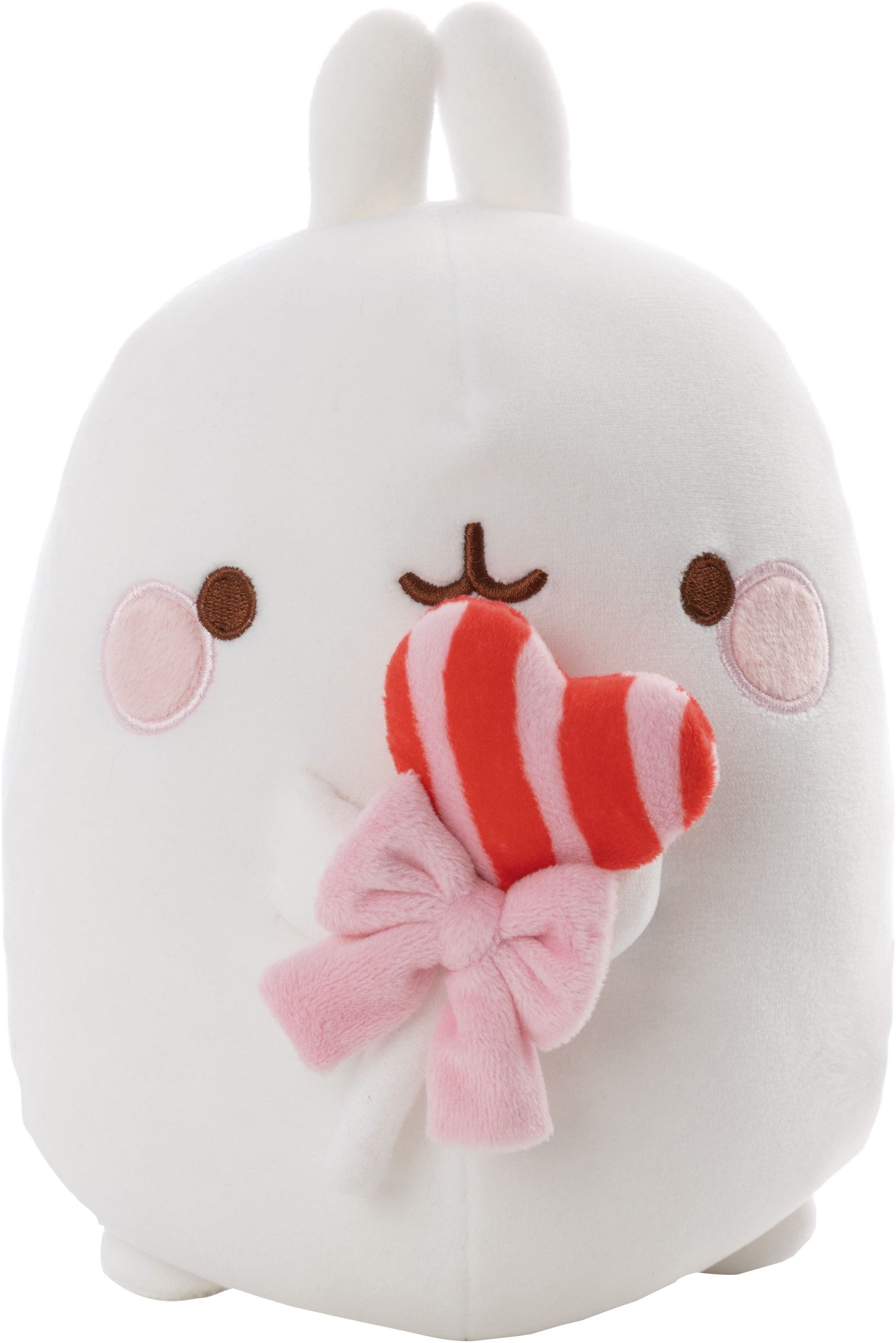 Nici Kuscheltier MOLANG mit Lolli, 48cm, mit Lolli