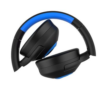 Sades Shaman SA-724 Gaming Headset, schwarz/blau, USB, kabelgebunden Gaming-Headset (Mikrofon abnehmbar, Stereo, Over Ear, PC, PST, XBox, Nintendo Switch, VR, Phone)