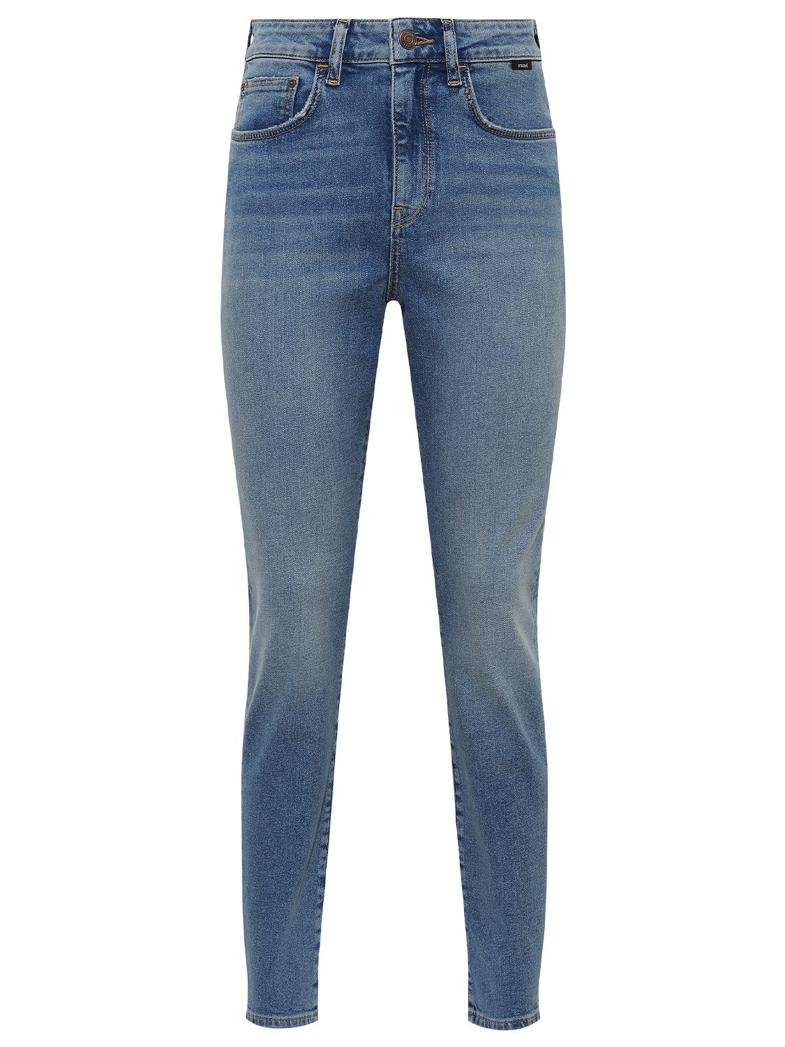 Mavi Boyfriend-Jeans Jeans Hoher Bund 5-Pocket Robust STAR mid shaded 90s