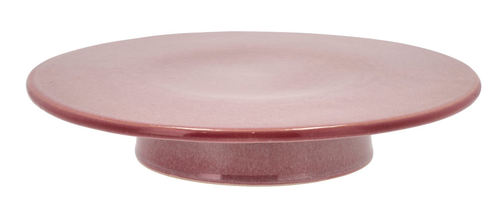 Tortenplatte Tortenplatte auf Fuß light pink 30 x 5,5 cm