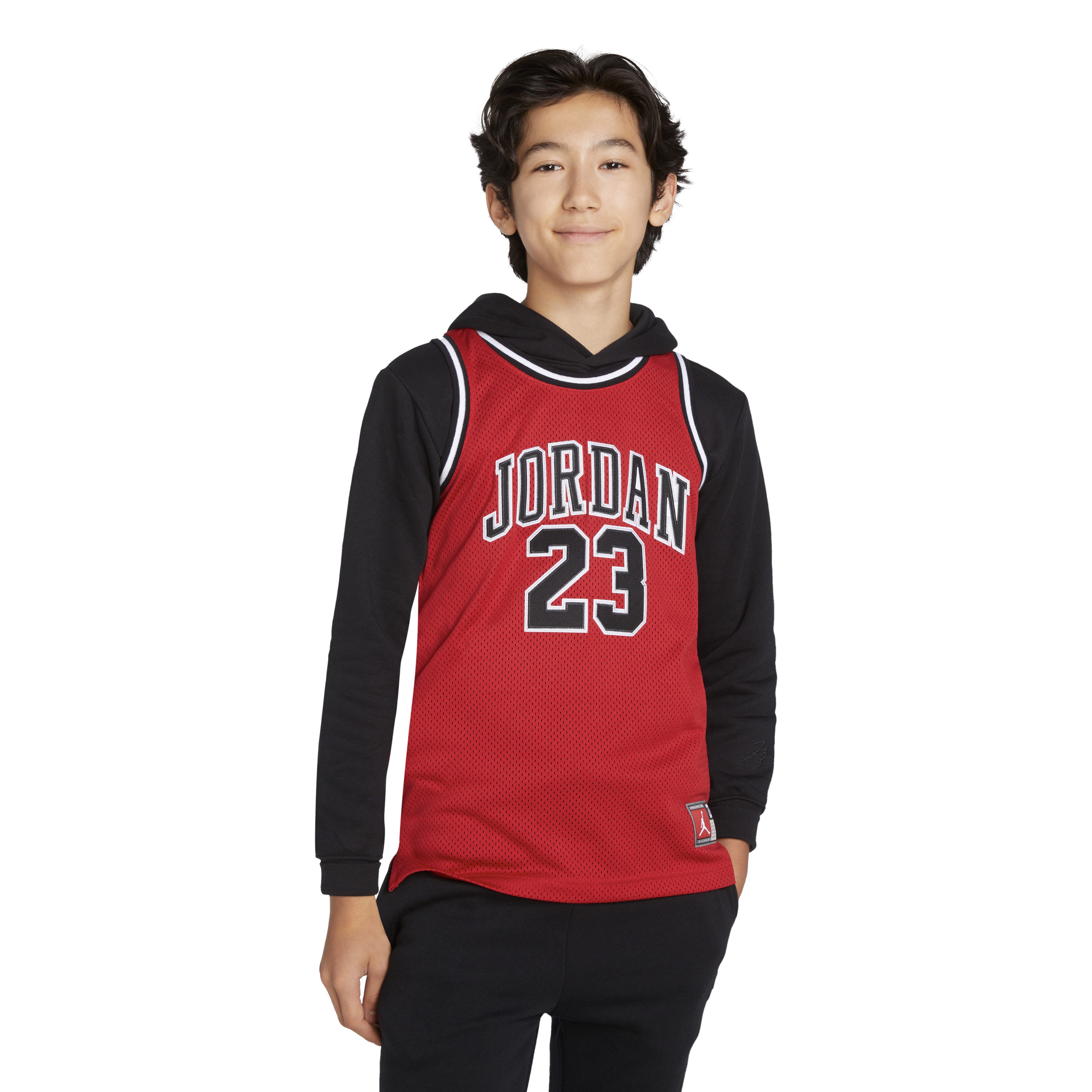 Jordan Tanktop JDN JORDAN 23 JERSEY für Jungs für Kinder und Jugendliche, mit Mesh-Gewebe, atmungsaktiv