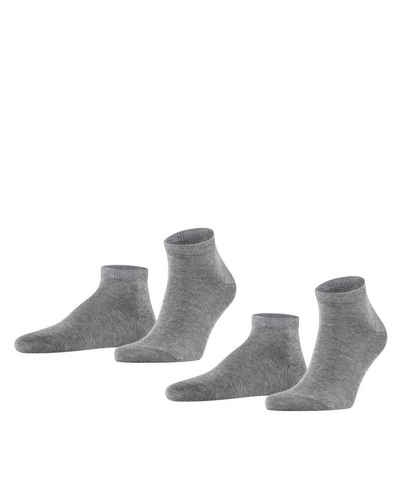 FALKE Sneakersocken Happy 2-Pack Set aus 2 Paar Baumwollsneakern