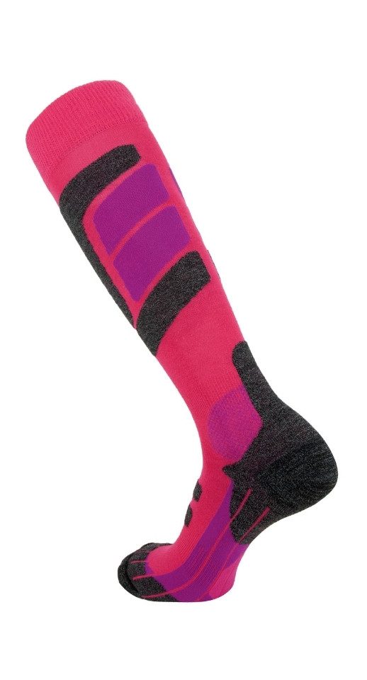 wapiti Skistrümpfe Wapiti W04 Ski-Strümpfe pink/grau