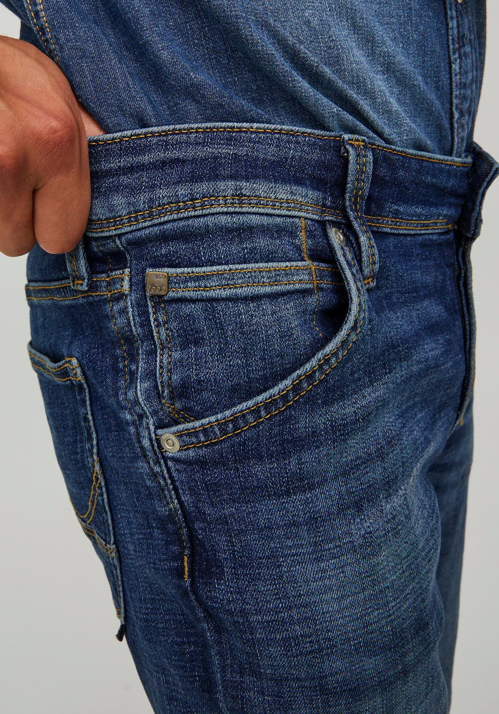 Jack & Jones Slim-fit-Jeans JJIGLENN – Slim-Fit-Jeans mit niedriger Leibhöh günstig online kaufen