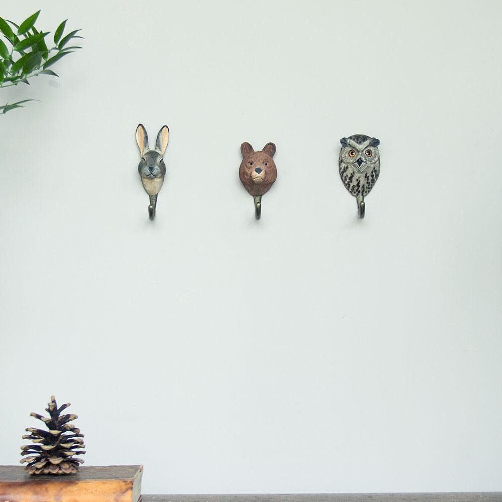 Wildlife Garden Garderobenhaken Kleiderhaken DecoHook Schneehase günstig online kaufen