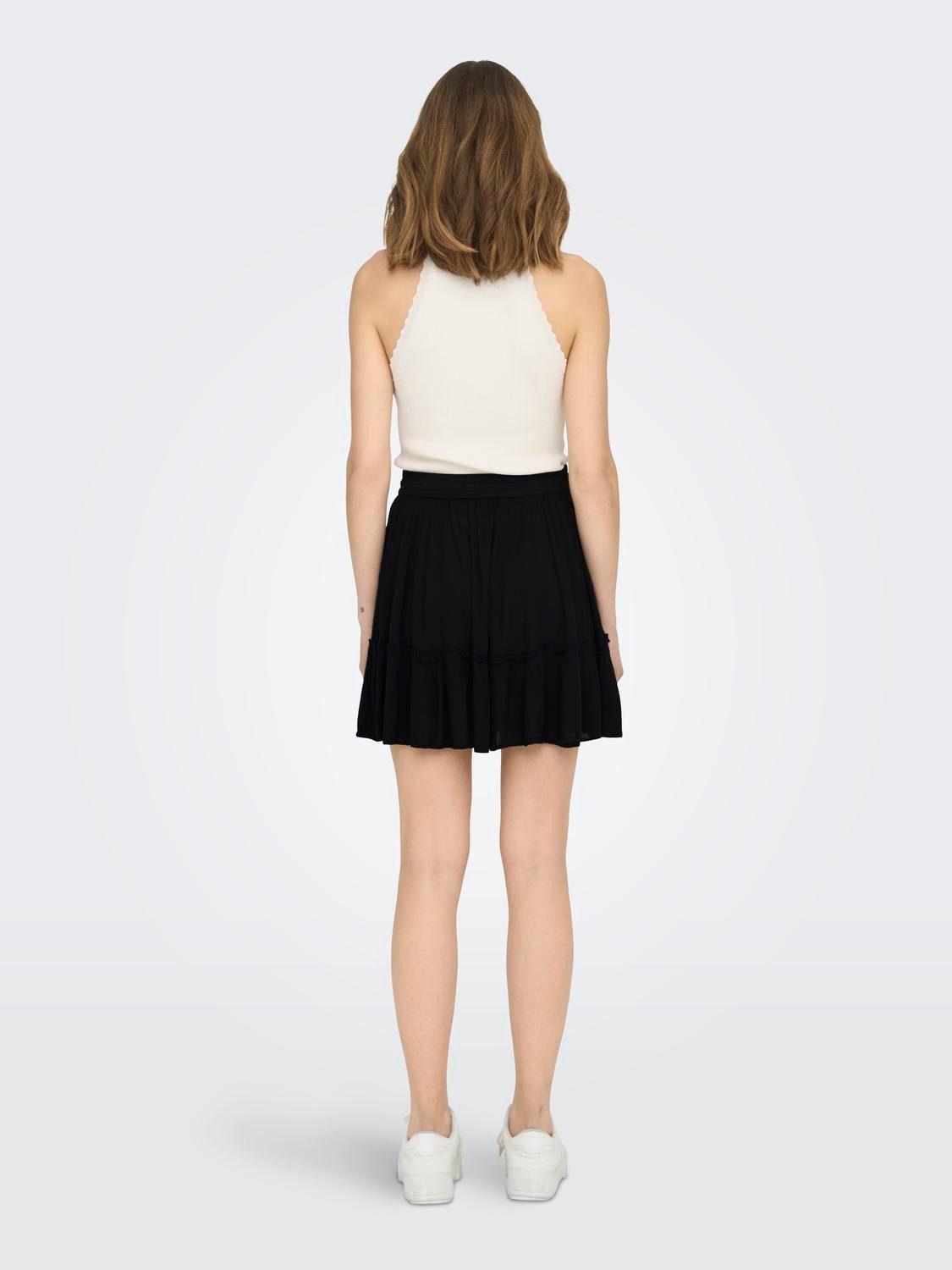 ONLY Minirock ONLIBIZA LIFE SHORT SKIRT WVN NOOS mit Volant