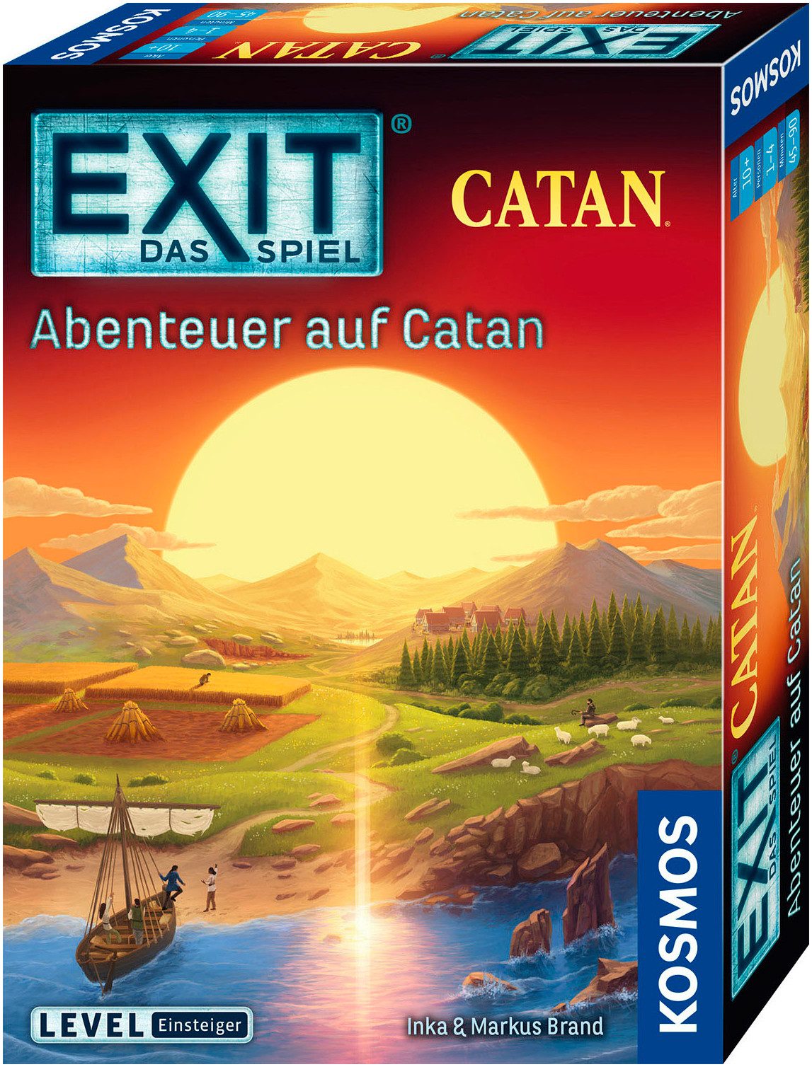 Kosmos Spiel EXIT® Das Spiel Abenteuer auf Catan, Strategiespiel, Made in Germany