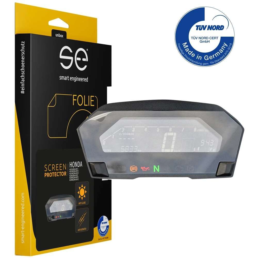 smart engineered Displayschutzfolie se 3D Cockpit Schutzfolie klar & entspiegelt (VPE 2) Honda NC750