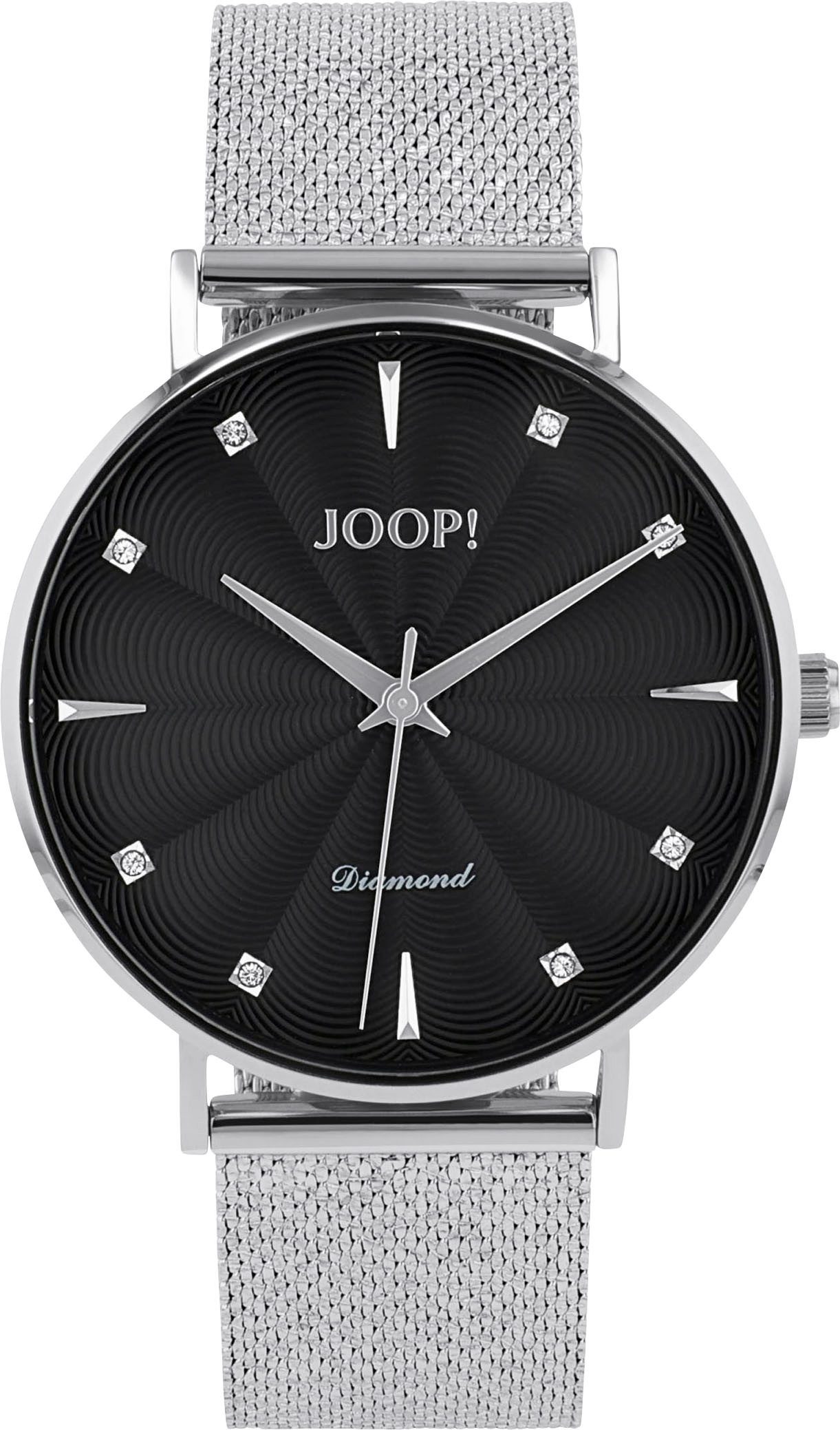 JOOP! Quarzuhr 2039535, Armbanduhr, Damenuhr, Edelstahlarmband, analog, Dia günstig online kaufen