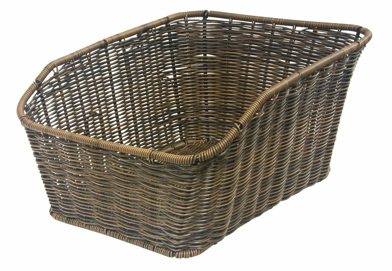 KLS Fahrradkorb Fahrradkorb Hinterradkorb Rattan rear